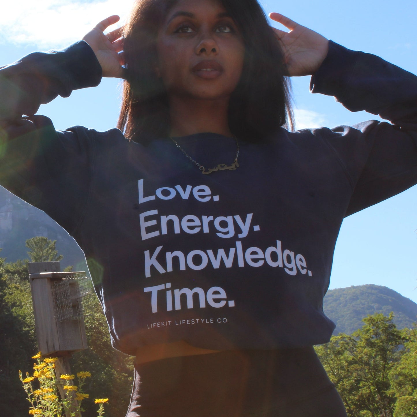 Garment Dyed - Navy Principles Crewneck